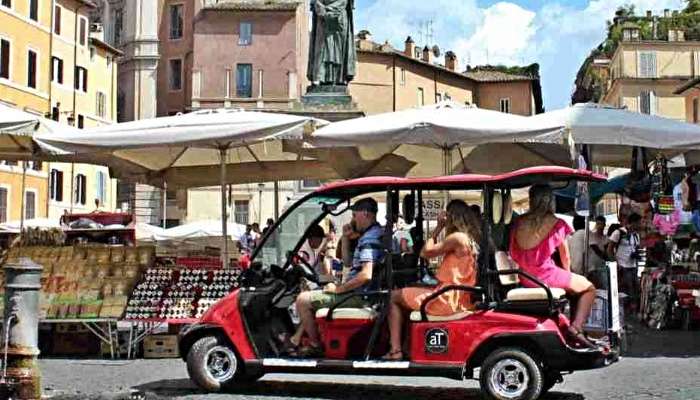 ROME FOOD TOUR GOLF CART TOUR